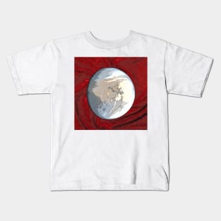 Venus on red velvet bywhacky Kids T-Shirt